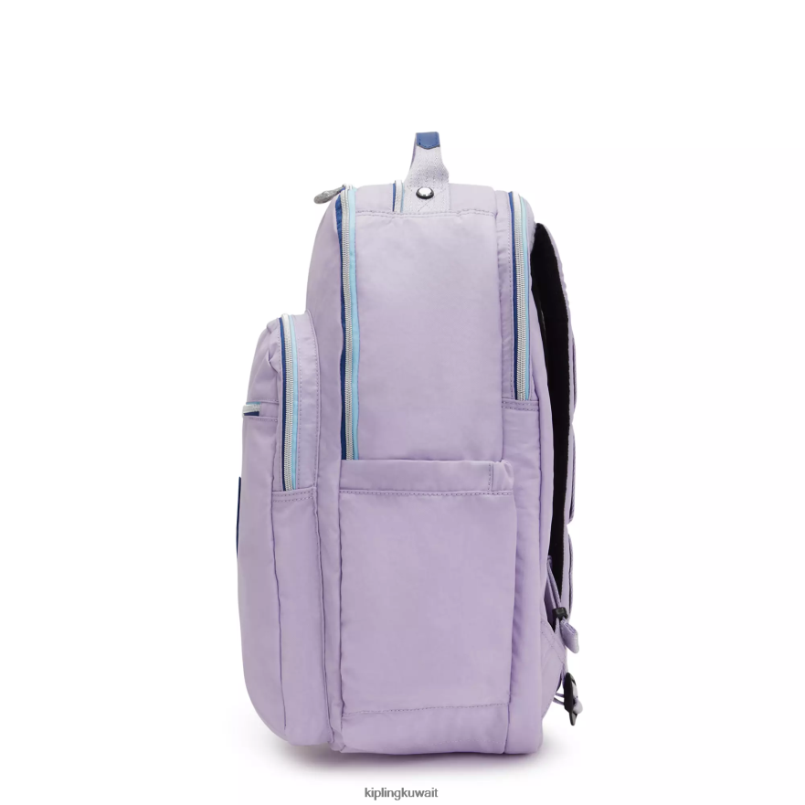 Kipling حقيبة كمبيوتر محمول كبيرة جدًا مقاس 17 بوصة من سيول نحيف متعة أرجواني لا نهاية لها ZR2RH441 حقائب ظهر للكمبيوتر المحمول