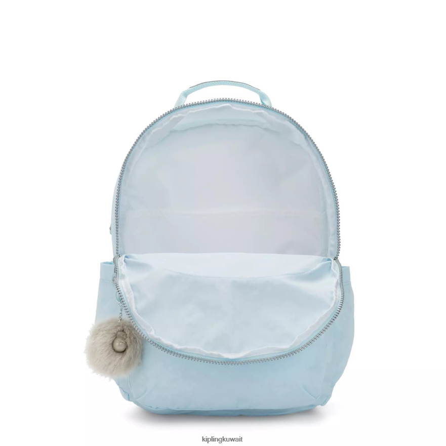 Kipling حقيبة كمبيوتر محمول كبيرة جدًا مقاس 17 بوصة من سيول نحيف الزفاف الأزرق ZR2RH450 حقائب ظهر للكمبيوتر المحمول