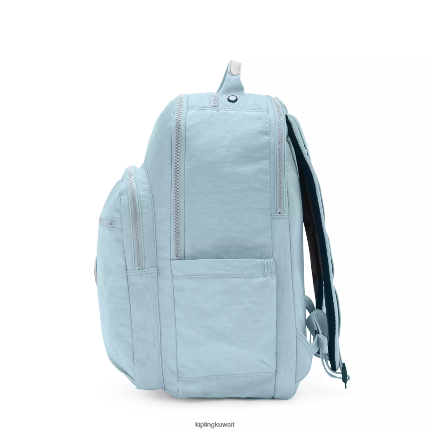 Kipling حقيبة كمبيوتر محمول كبيرة جدًا مقاس 17 بوصة من سيول نحيف الزفاف الأزرق ZR2RH450 حقائب ظهر للكمبيوتر المحمول
