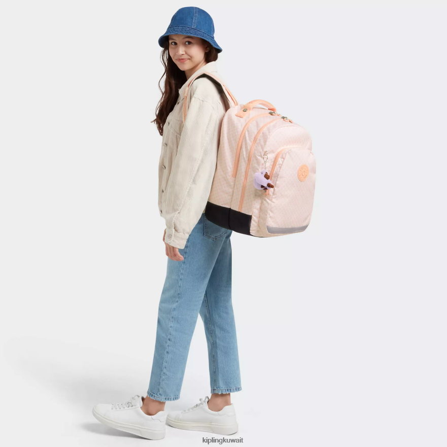 Kipling غرفة الصف مطبوعة 17 بوصة حقيبة كمبيوتر محمول نحيف بلاط جرلي ZR2RH478 حقائب ظهر للكمبيوتر المحمول