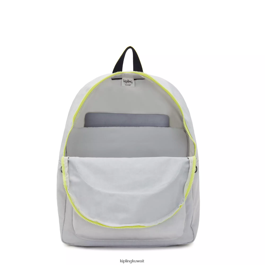Kipling كورتيس حقيبة كمبيوتر محمول كبيرة 17 بوصة نحيف رمادي الهواء ZR2RH485 حقائب ظهر للكمبيوتر المحمول