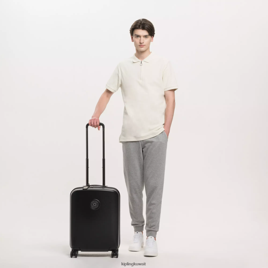 Kipling فضول صغير 4 عجلات المتداول الأمتعة نحيف نوير أسود ZR2RH513 الأمتعة المتداول