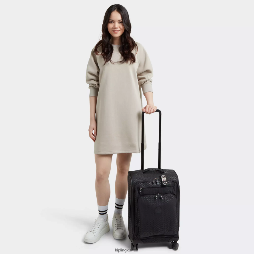 Kipling يوري سبين صغيرة مطبوعة 4 عجلات المتداول الأمتعة نحيف توقيع منقوش ZR2RH515 الأمتعة المتداول