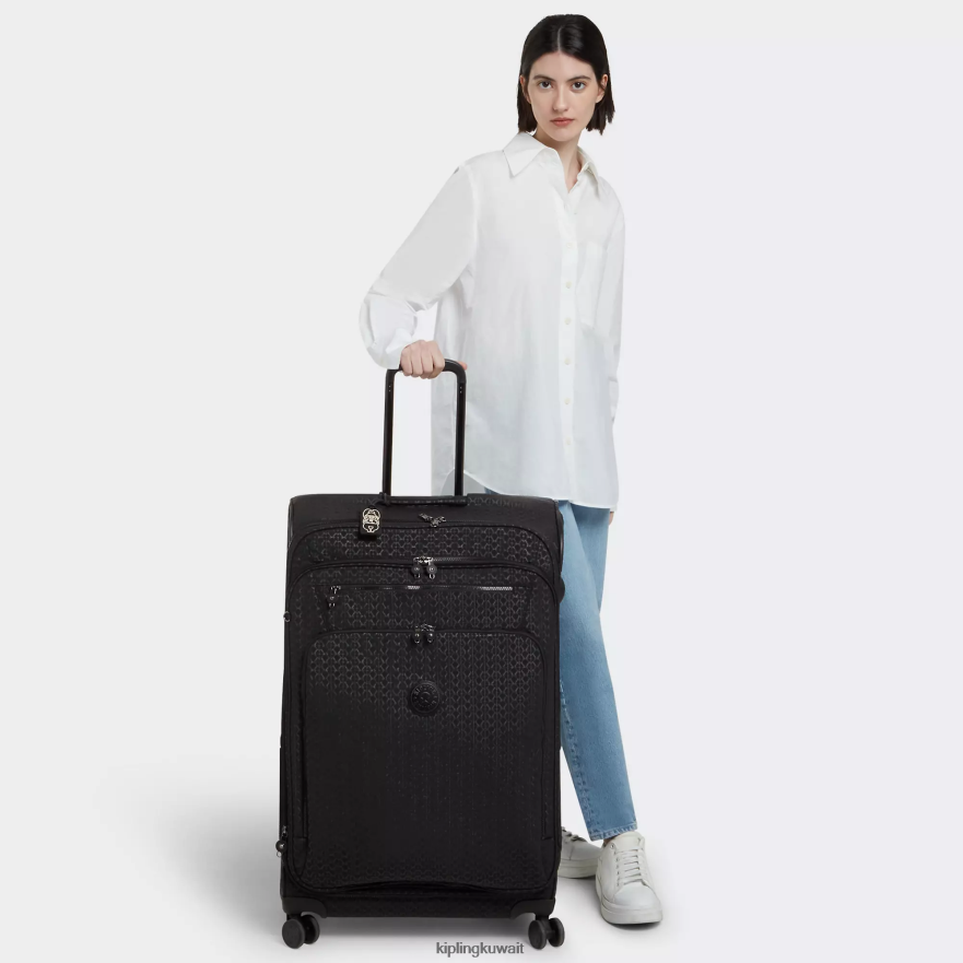 Kipling يوري سبين كبيرة 4 عجلات المتداول الأمتعة نحيف توقيع منقوش ZR2RH523 الأمتعة المتداول