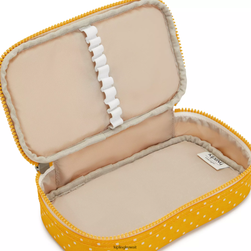 Kipling 50 علبة مطبوعة نحيف لينة نقطة صفراء ZR2RH594 أقلام وأقلام رصاص