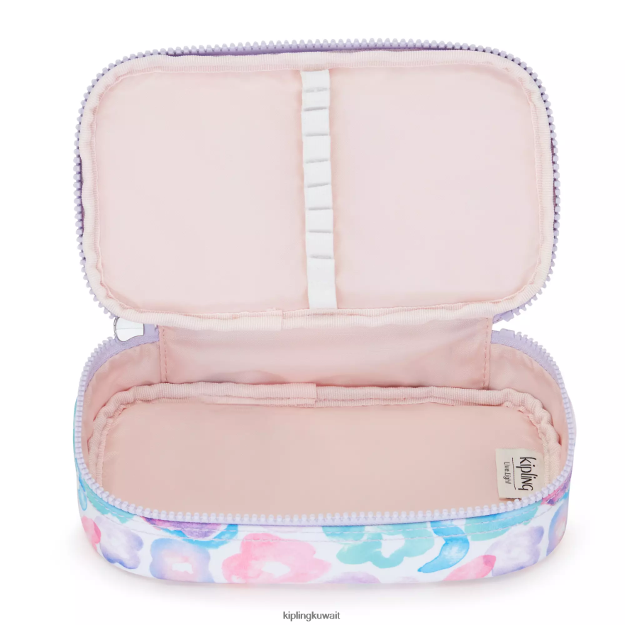 Kipling 50 علبة مطبوعة نحيف زهور أكوا ZR2RH595 أقلام وأقلام رصاص