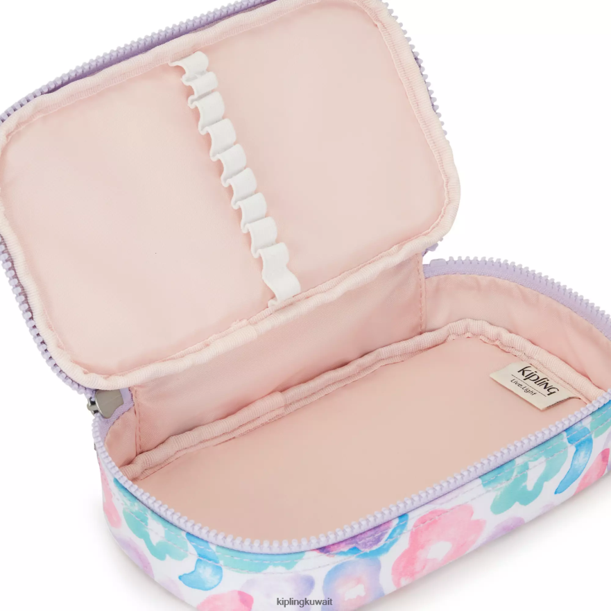 Kipling 50 علبة مطبوعة نحيف زهور أكوا ZR2RH595 أقلام وأقلام رصاص