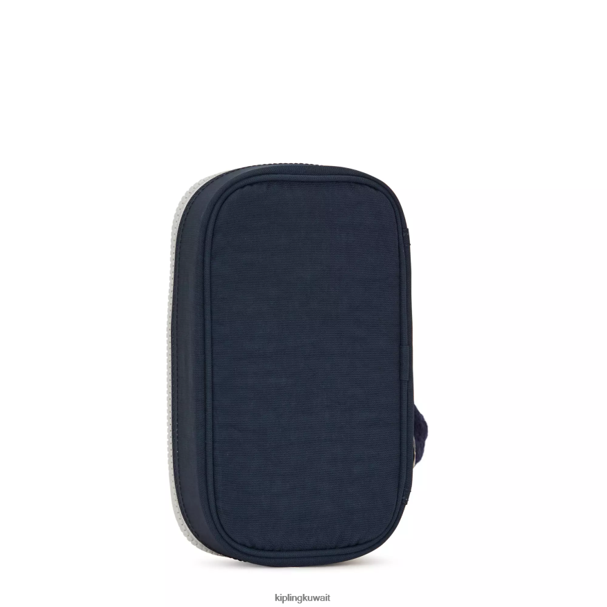 Kipling 50 علبة اقلام نحيف أزرق رمادي حقيقي ZR2RH598 أقلام وأقلام رصاص