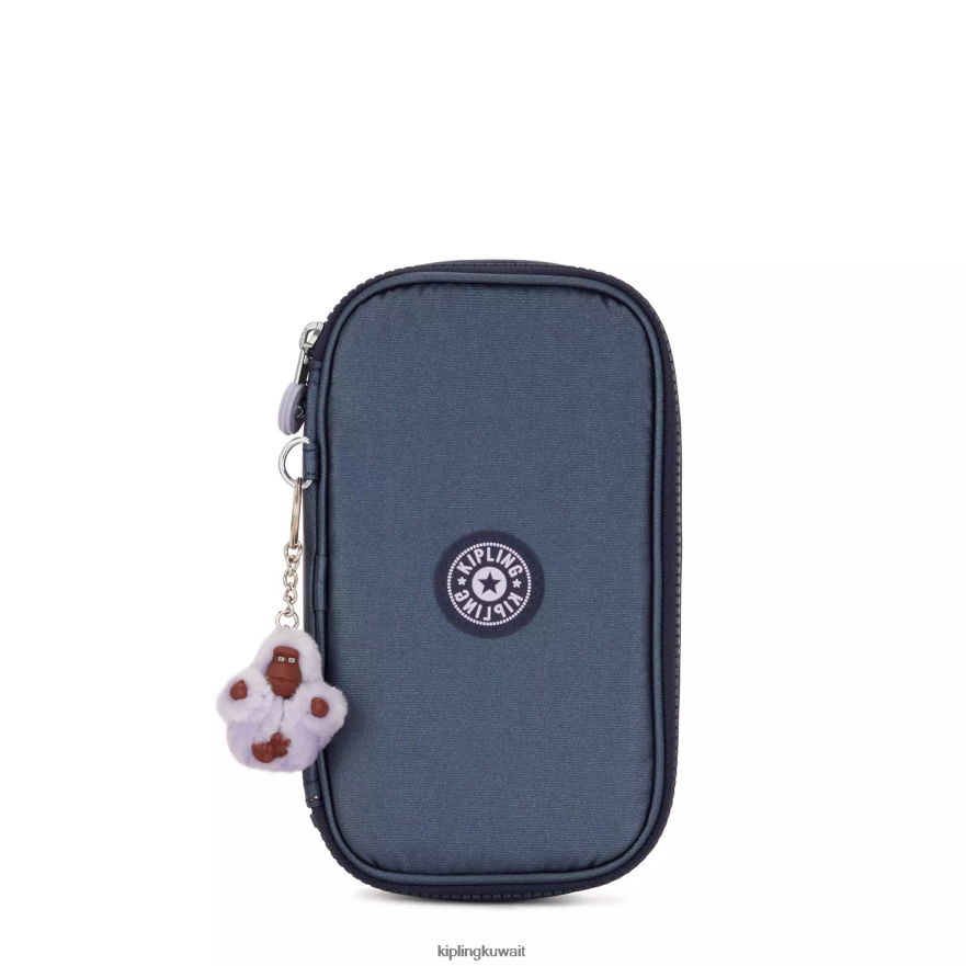 Kipling 50 علبة اقلام معدنية نحيف الأدميرال الأزرق ZR2RH599 أقلام وأقلام رصاص