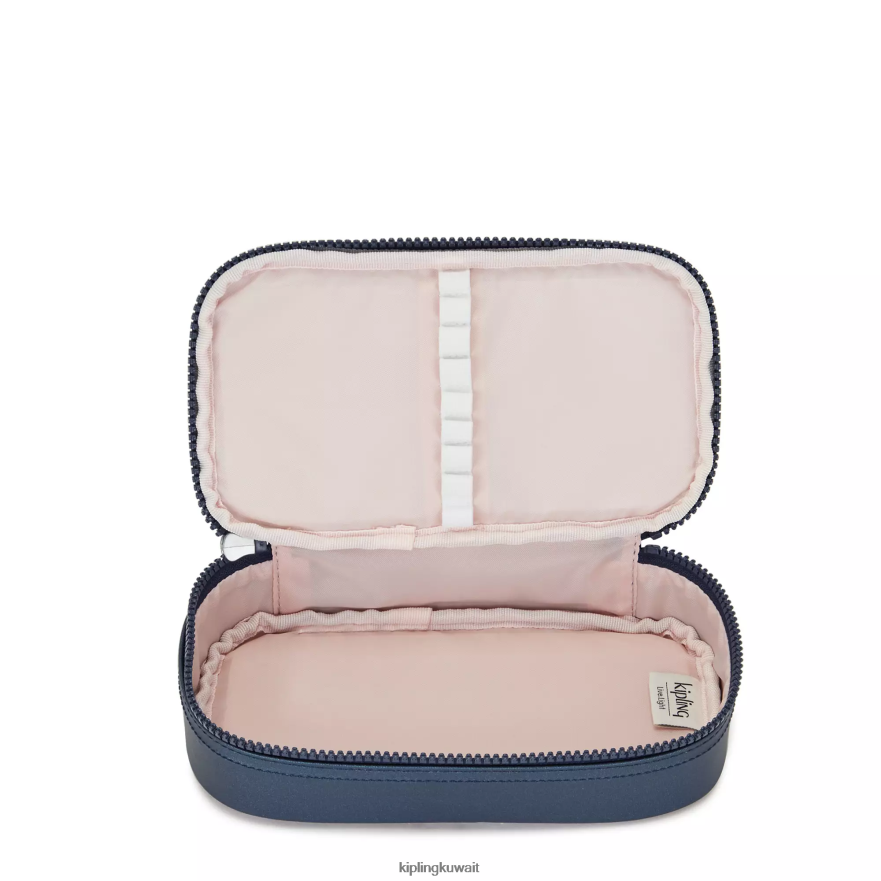 Kipling 50 علبة اقلام معدنية نحيف الأدميرال الأزرق ZR2RH599 أقلام وأقلام رصاص
