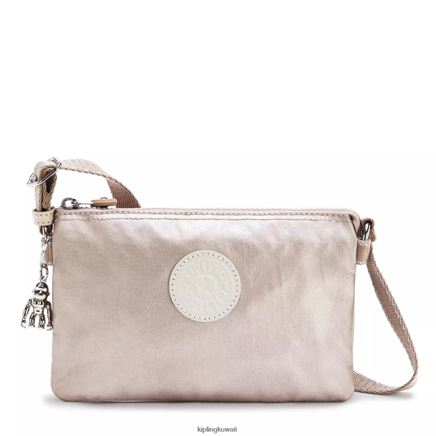 Kipling حقيبة كروس معدنية من Creative xb نحيف توهج معدني ZR2RH232 حقائب كروسبودي
