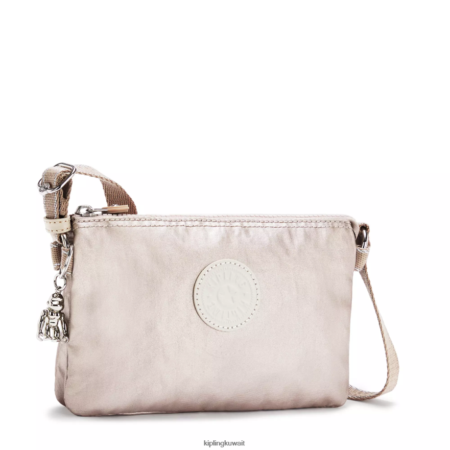 Kipling حقيبة كروس معدنية من Creative xb نحيف توهج معدني ZR2RH232 حقائب كروسبودي