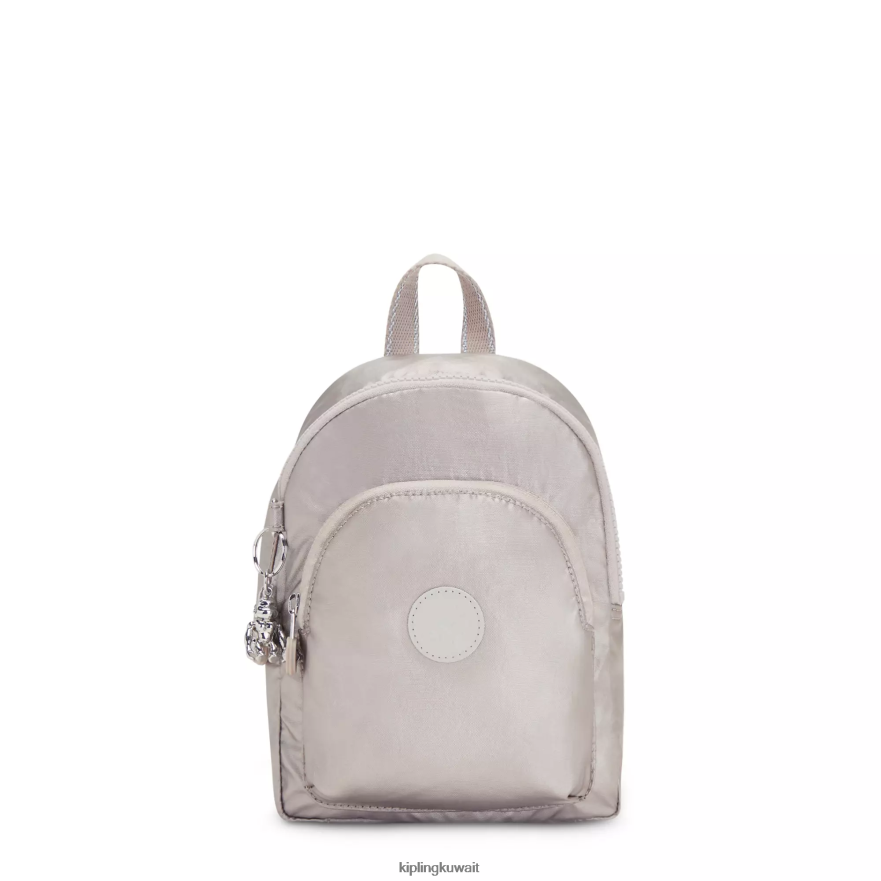 Kipling حقيبة ظهر Curtis صغيرة معدنية قابلة للتحويل نحيف توهج معدني ZR2RH397 حقائب ظهر الموضة