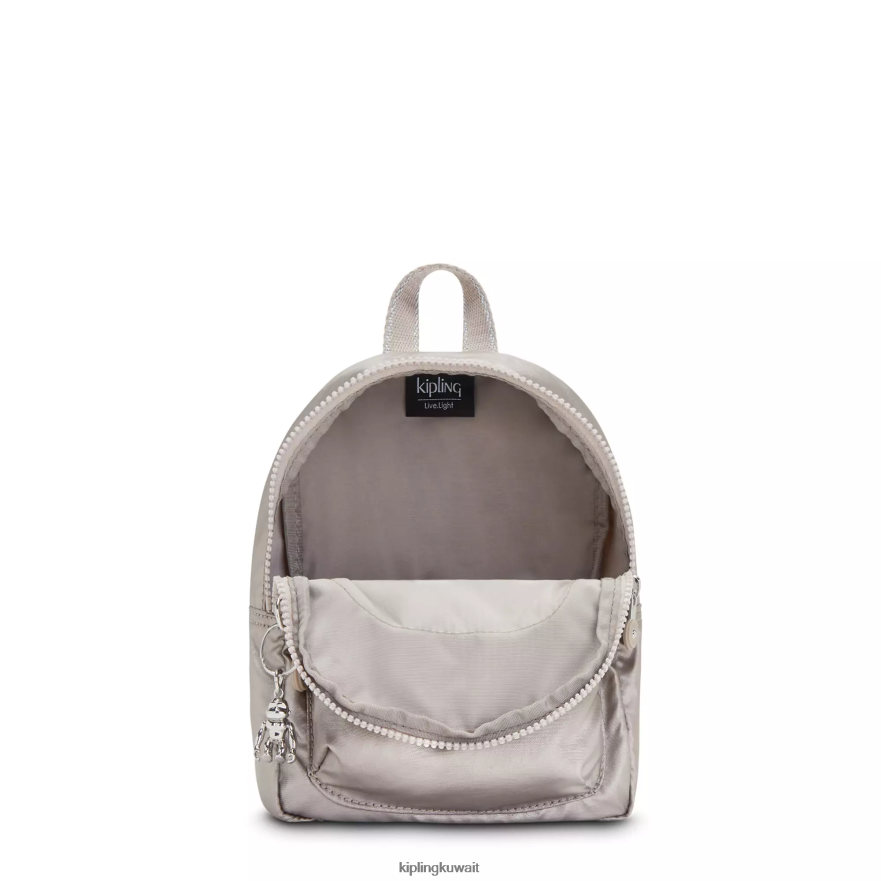 Kipling حقيبة ظهر Curtis صغيرة معدنية قابلة للتحويل نحيف توهج معدني ZR2RH397 حقائب ظهر الموضة
