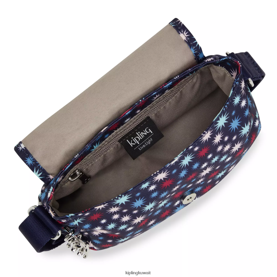 Kipling حقيبة كروس صغيرة بطبعة Sabian نحيف نجوم غير تقليدية ZR2RH11 أكياس صغيرة