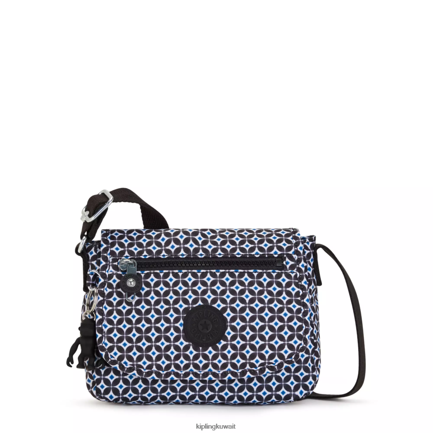 Kipling حقيبة كروس صغيرة بطبعة Sabian نحيف بلاط مسود ZR2RH13 أكياس صغيرة