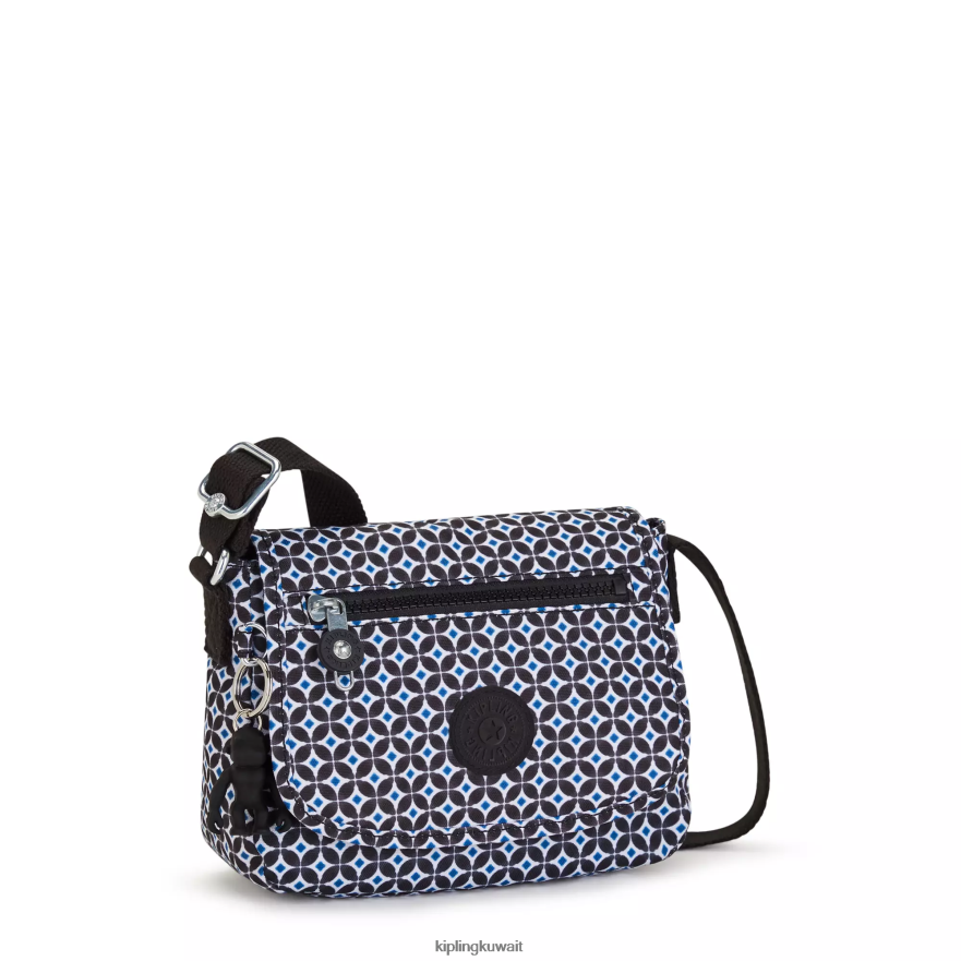 Kipling حقيبة كروس صغيرة بطبعة Sabian نحيف بلاط مسود ZR2RH13 أكياس صغيرة