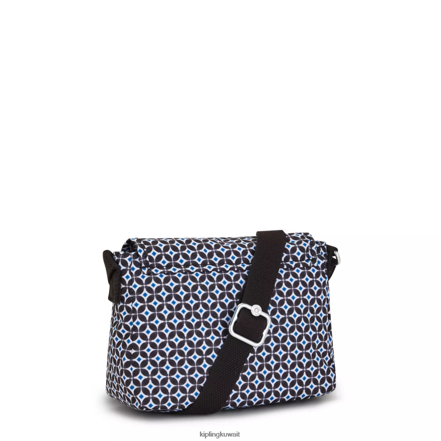 Kipling حقيبة كروس صغيرة بطبعة Sabian نحيف بلاط مسود ZR2RH13 أكياس صغيرة
