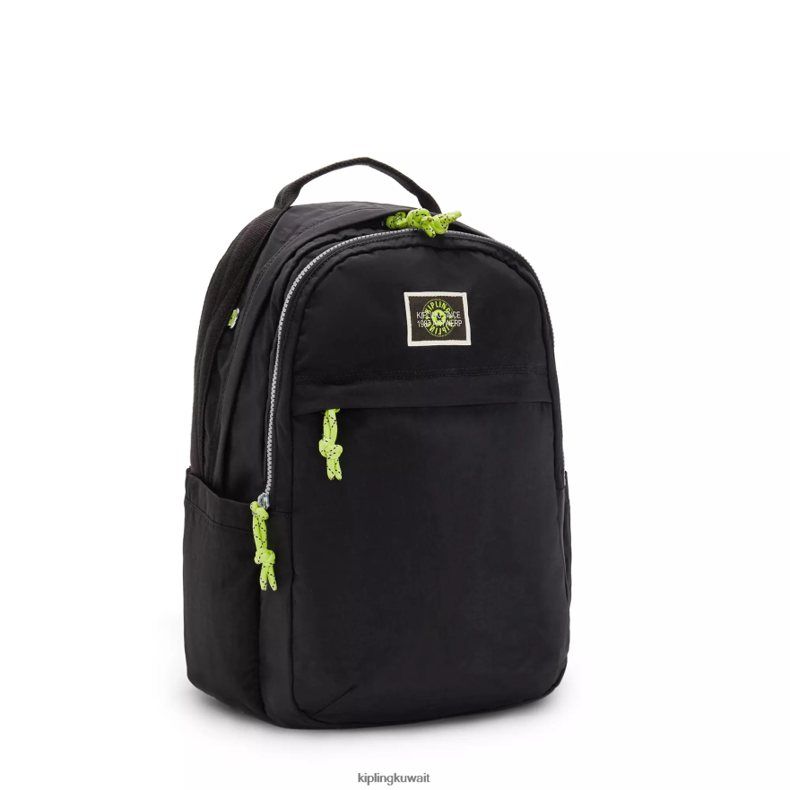 Kipling حقيبة كمبيوتر محمول Xavi مقاس 15 بوصة نحيف الوادي الأسود ZR2RH483 حقائب ظهر للكمبيوتر المحمول