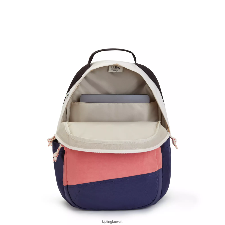 Kipling حقيبة كمبيوتر محمول Xavi مقاس 15 بوصة نحيف كتلة البحرية النهائية ZR2RH484 حقائب ظهر للكمبيوتر المحمول