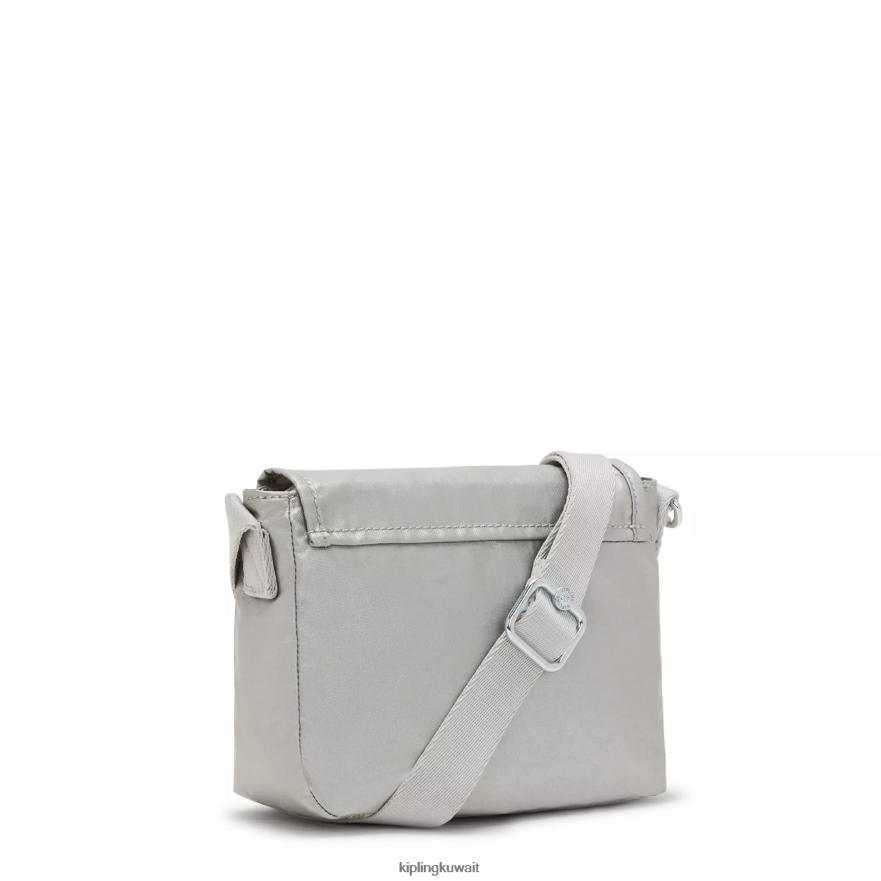 Kipling حقيبة كروس صغيرة معدنية سابيان نحيف لامع لامع ZR2RH100 أكياس صغيرة