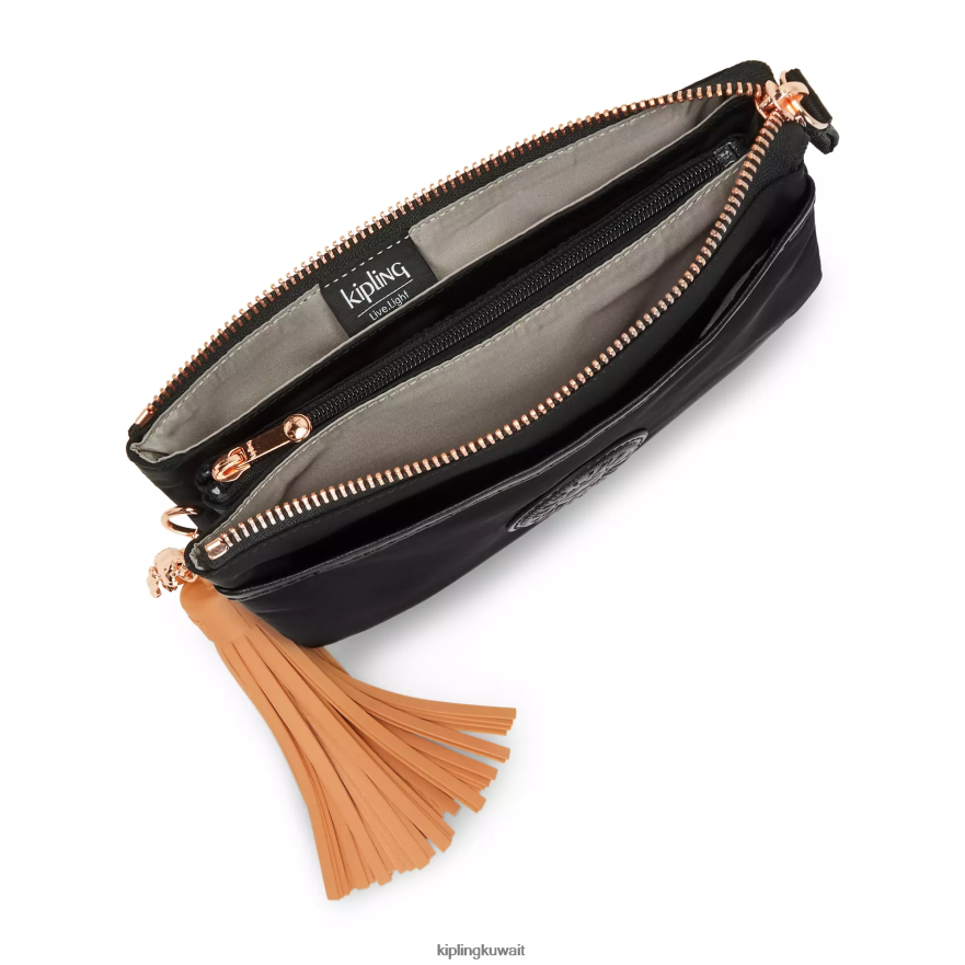 Kipling حقيبة كروس ريرى نحيف وردة سوداء ZR2RH103 حقائب كروسبودي