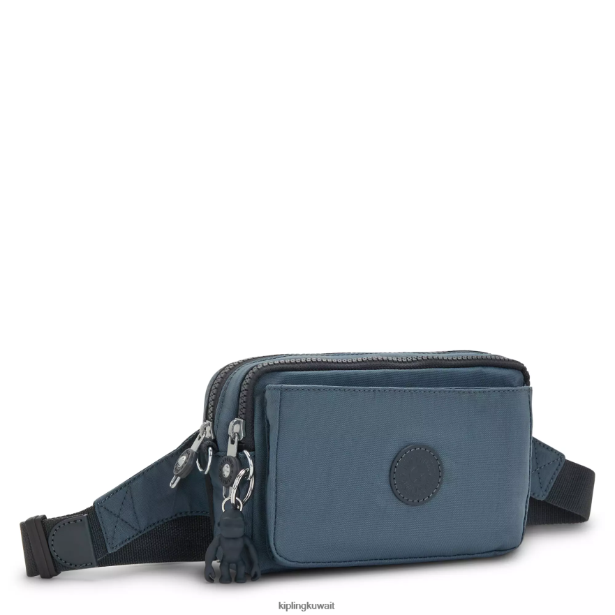Kipling حقيبة كروس أبانو متعددة قابلة للتحويل نحيف اللون الرمادي الليلي ZR2RH116 حقائب كروسبودي