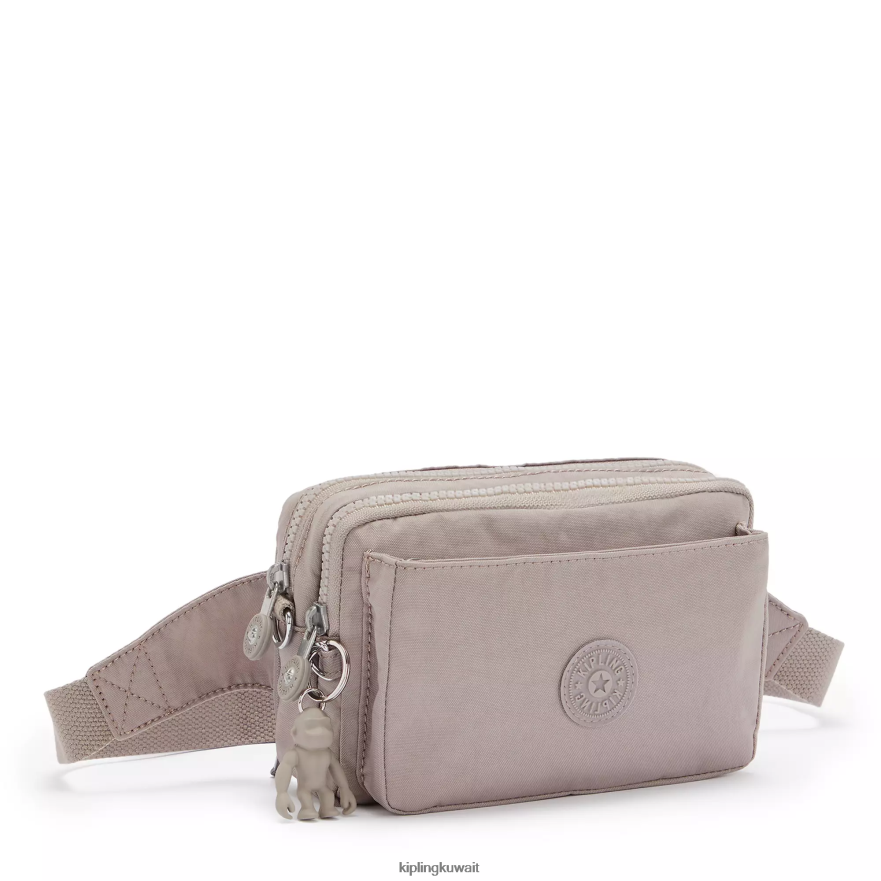 Kipling حقيبة كروس أبانو متعددة قابلة للتحويل نحيف رمادي جريس ZR2RH117 حقائب كروسبودي