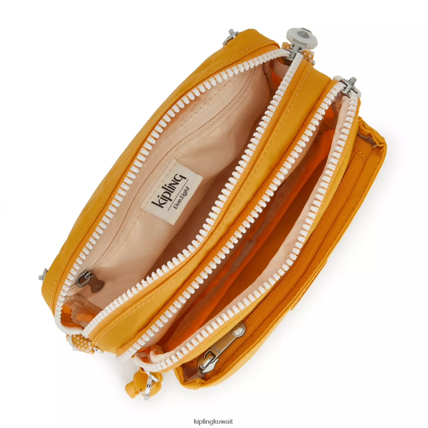 Kipling حقيبة كروس أبانو متعددة قابلة للتحويل نحيف أصفر سريع ZR2RH118 حقائب كروسبودي