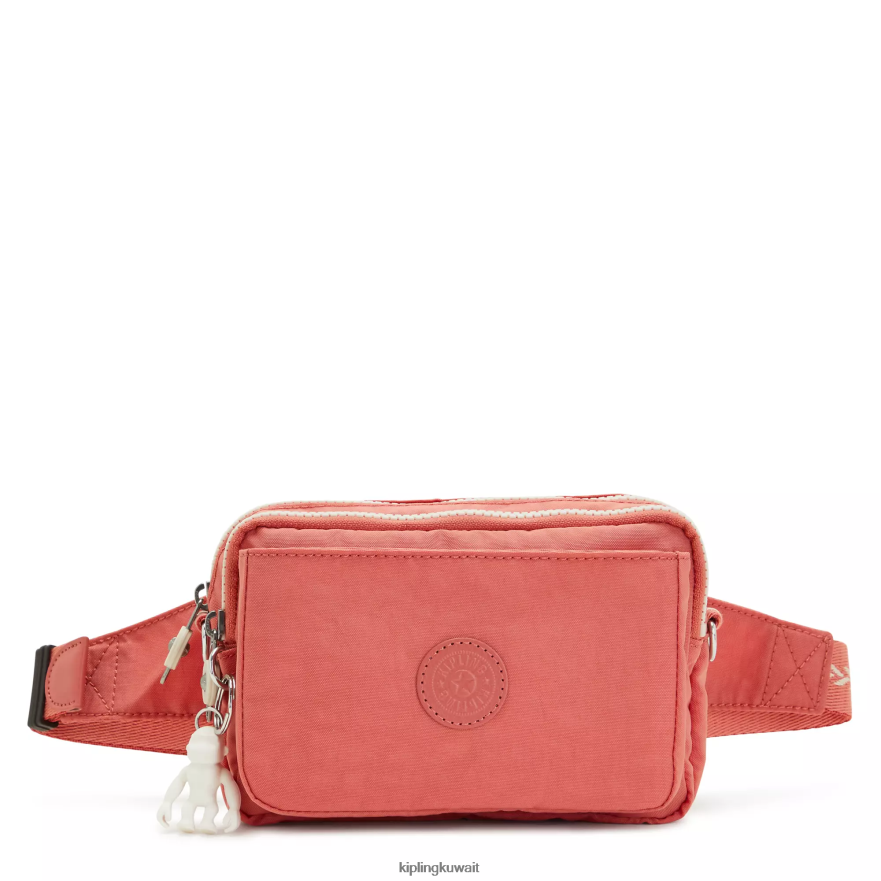 Kipling حقيبة كروس أبانو متعددة قابلة للتحويل نحيف خمر الوردي ZR2RH122 حقائب كروسبودي