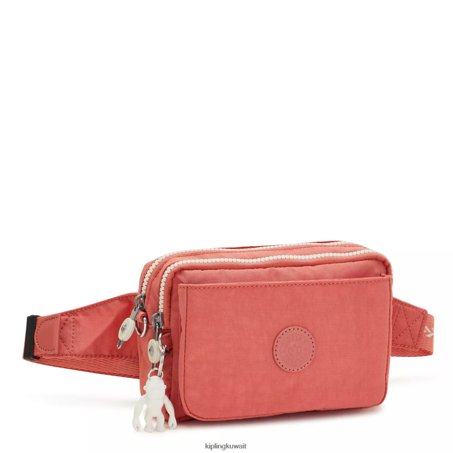 Kipling حقيبة كروس أبانو متعددة قابلة للتحويل نحيف خمر الوردي ZR2RH122 حقائب كروسبودي