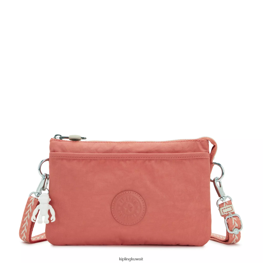 Kipling حقيبة كروس ريرى نحيف خمر الوردي ZR2RH127 حقائب كروسبودي