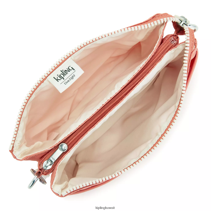Kipling حقيبة كروس ريرى نحيف خمر الوردي ZR2RH127 حقائب كروسبودي