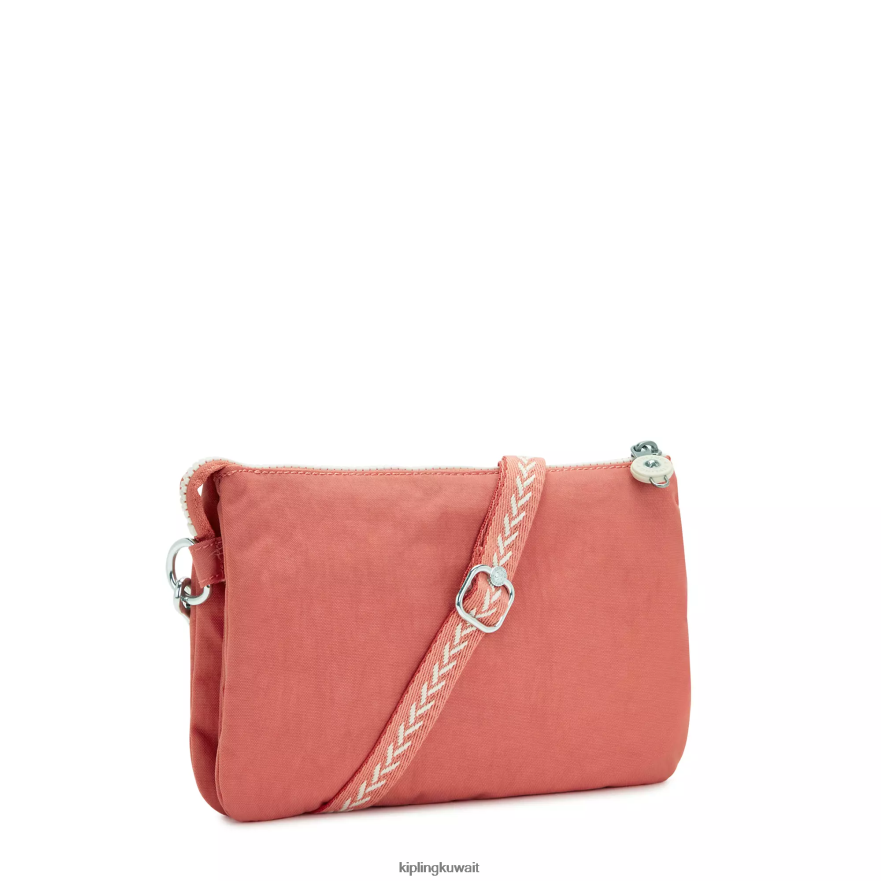Kipling حقيبة كروس ريرى نحيف خمر الوردي ZR2RH127 حقائب كروسبودي