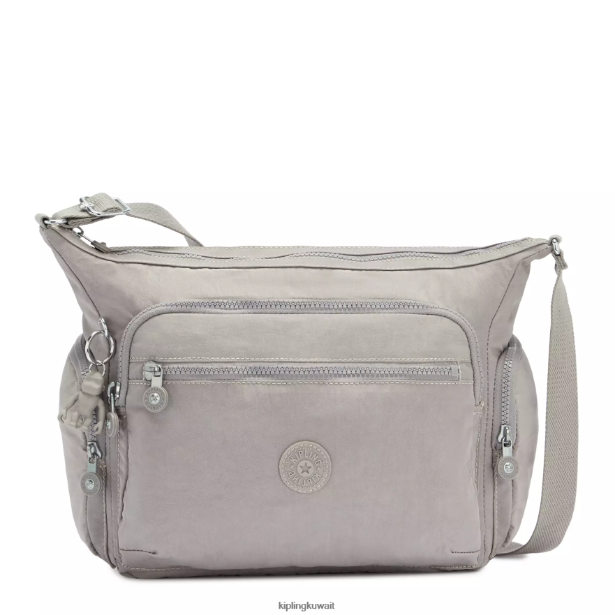 Kipling حقيبة كروس غابي نحيف رمادي جريس ZR2RH129 حقائب كروسبودي