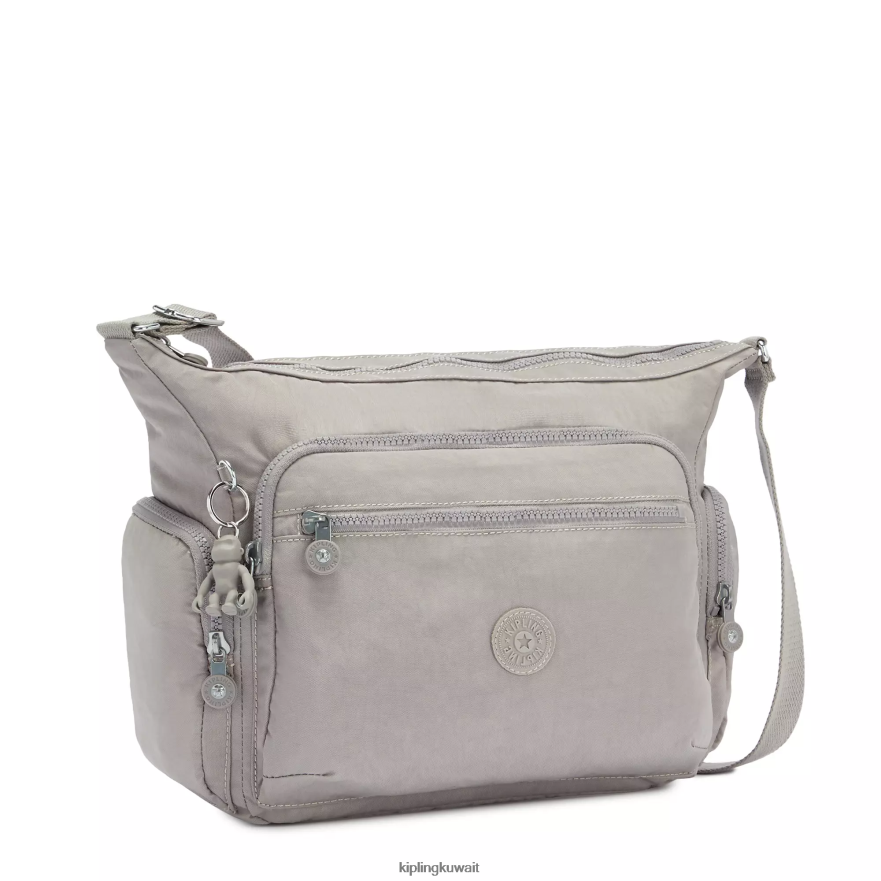 Kipling حقيبة كروس غابي نحيف رمادي جريس ZR2RH129 حقائب كروسبودي