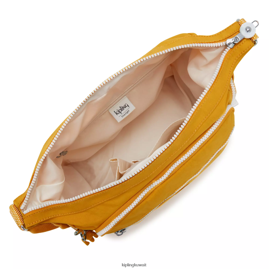 Kipling حقيبة كروس غابي نحيف أصفر سريع ZR2RH130 حقائب كروسبودي
