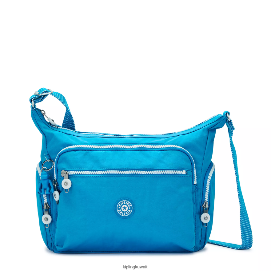 Kipling حقيبة كروس غابي نحيف حريصة الأزرق ZR2RH133 حقائب كروسبودي