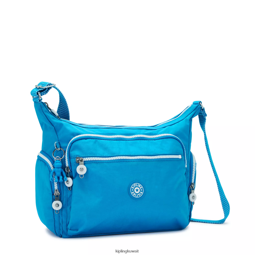 Kipling حقيبة كروس غابي نحيف حريصة الأزرق ZR2RH133 حقائب كروسبودي
