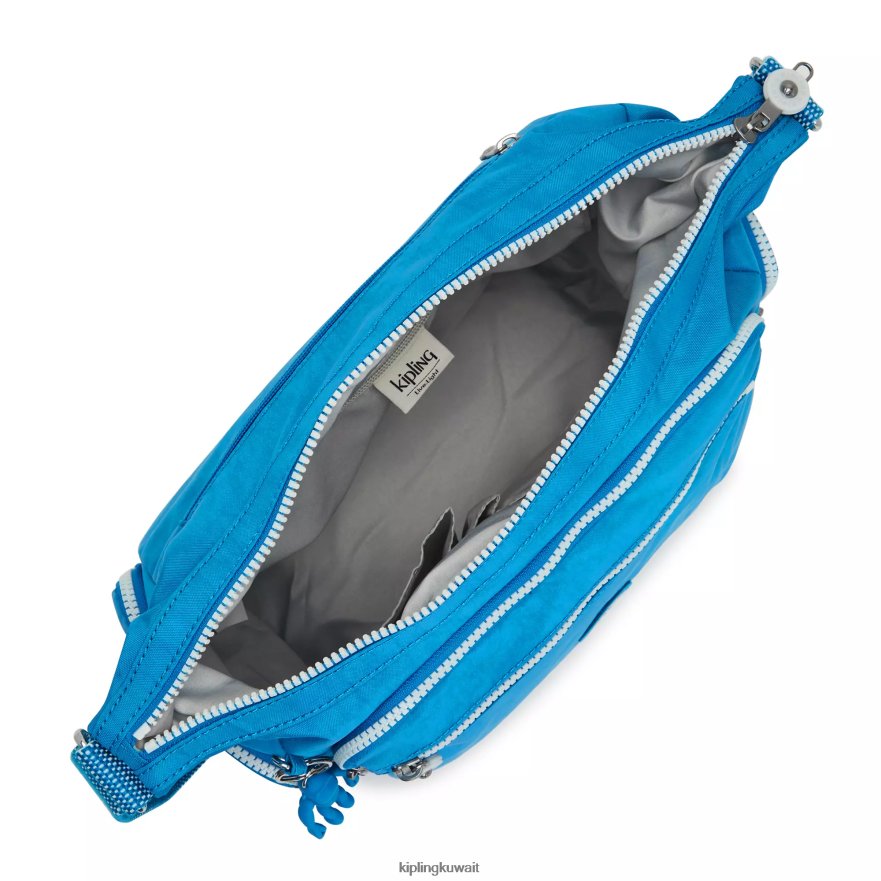 Kipling حقيبة كروس غابي نحيف حريصة الأزرق ZR2RH133 حقائب كروسبودي