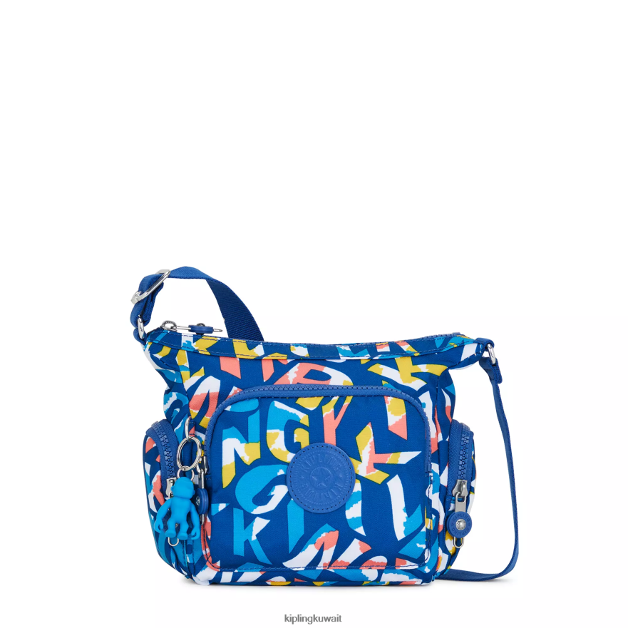Kipling حقيبة كروس صغيرة مطبوعة نحيف نيون ZR2RH139 حقائب كروسبودي