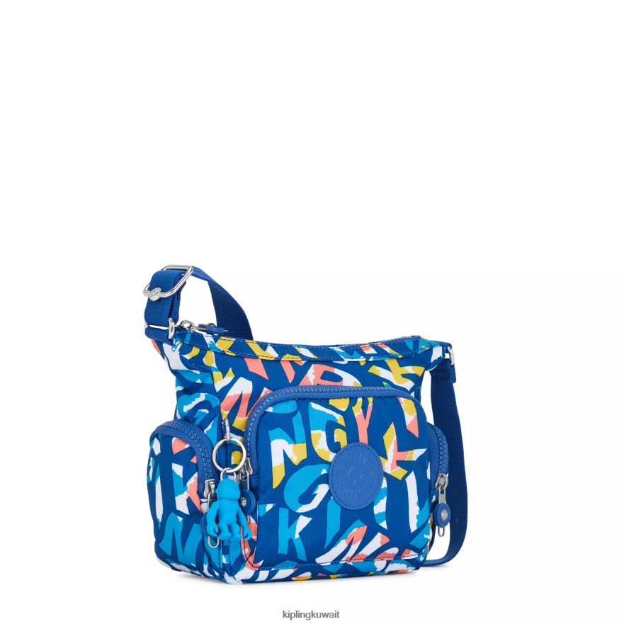 Kipling حقيبة كروس صغيرة مطبوعة نحيف نيون ZR2RH139 حقائب كروسبودي