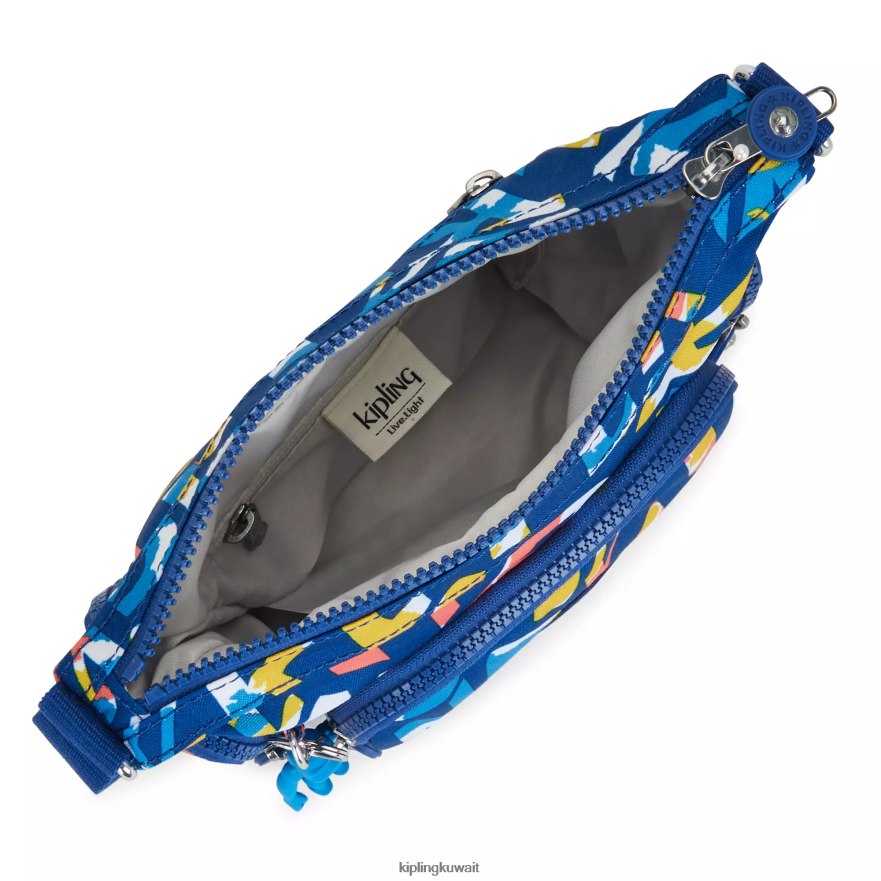 Kipling حقيبة كروس صغيرة مطبوعة نحيف نيون ZR2RH139 حقائب كروسبودي