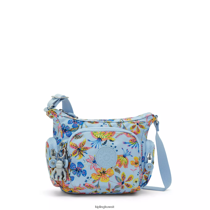 Kipling حقيبة كروس صغيرة مطبوعة نحيف الزهور البرية ZR2RH141 حقائب كروسبودي