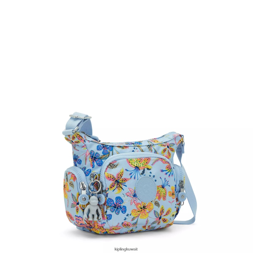 Kipling حقيبة كروس صغيرة مطبوعة نحيف الزهور البرية ZR2RH141 حقائب كروسبودي