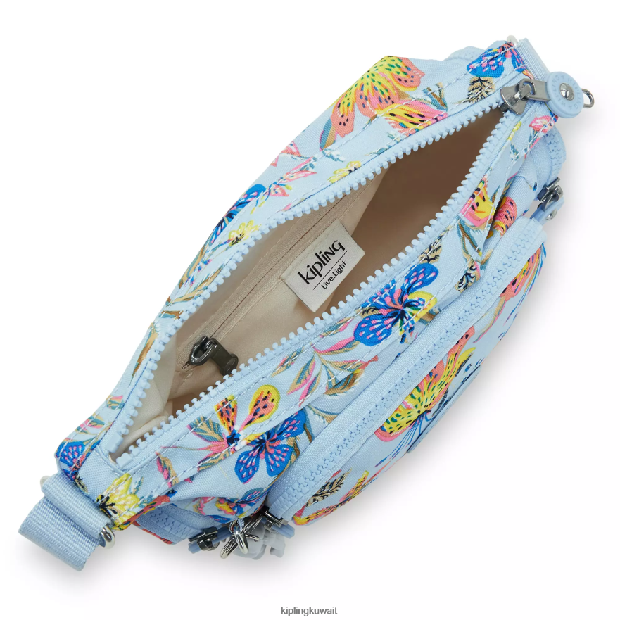Kipling حقيبة كروس صغيرة مطبوعة نحيف الزهور البرية ZR2RH141 حقائب كروسبودي