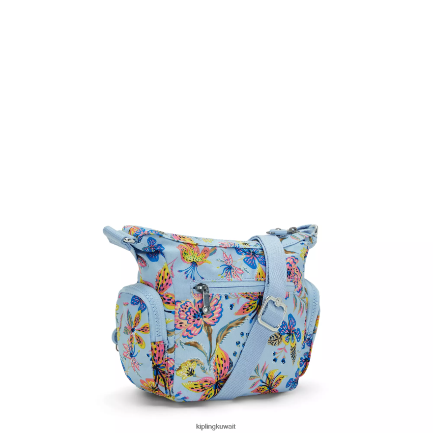 Kipling حقيبة كروس صغيرة مطبوعة نحيف الزهور البرية ZR2RH141 حقائب كروسبودي