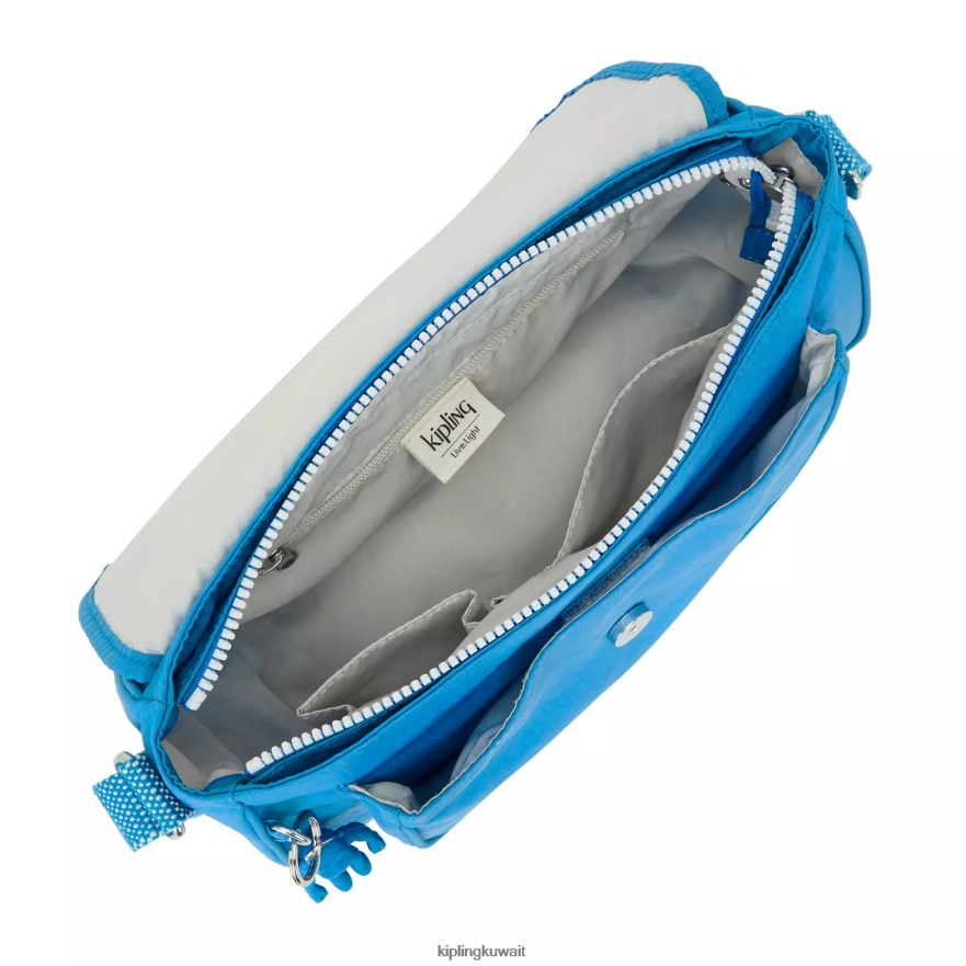 Kipling حقيبة كروس سونيتا نحيف حريصة الأزرق ZR2RH150 حقائب كروسبودي