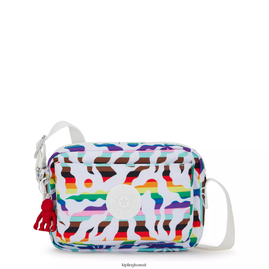 Kipling حقيبة كروس أبانو نحيف النخيل قوس قزح ZR2RH151 حقائب كروسبودي