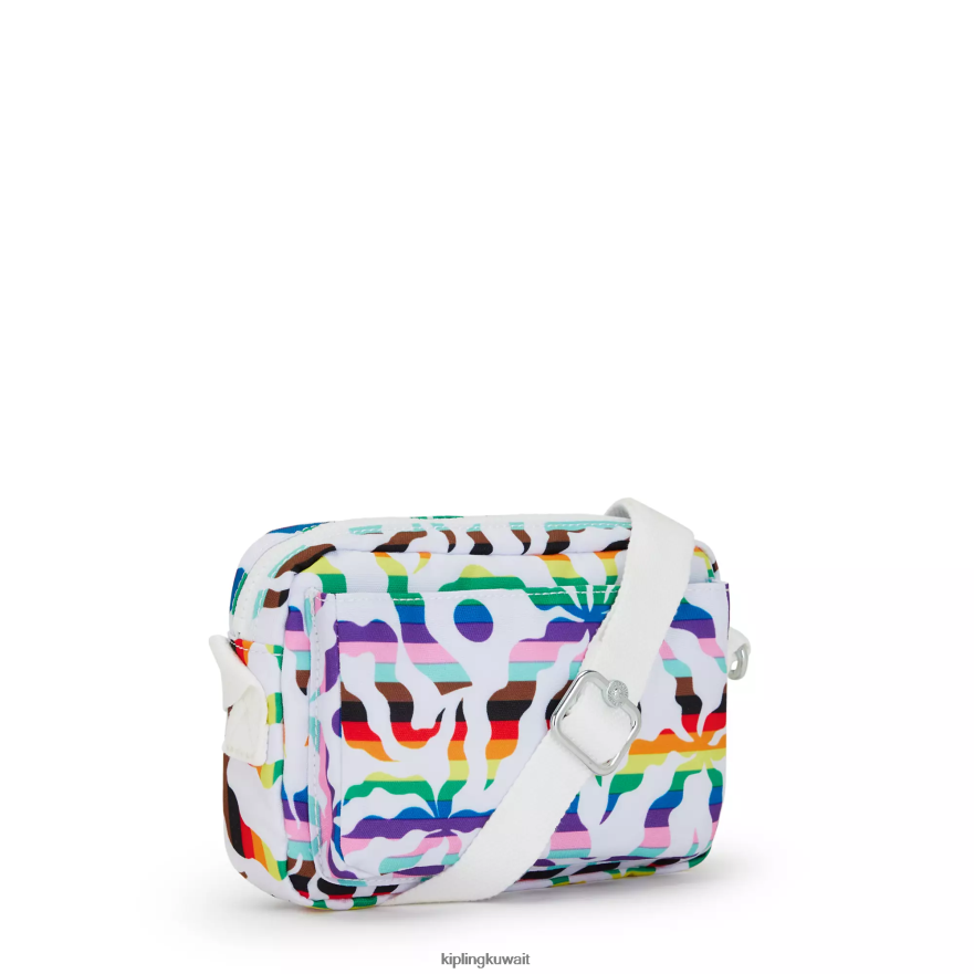 Kipling حقيبة كروس أبانو نحيف النخيل قوس قزح ZR2RH151 حقائب كروسبودي